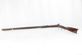 Antique A.A.J. SIGNED Half-Stock .36 Cal. BACK ACTION Percussion LONG RIFLE Kentucky Style Long Rifle with H.E. GOLCHER LOCK! - 14 of 19