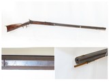 Antique A.A.J. SIGNED Half-Stock .36 Cal. BACK ACTION Percussion LONG RIFLE Kentucky Style Long Rifle with H.E. GOLCHER LOCK! - 1 of 19
