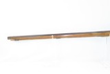 Antique BACK ACTION Full Stock AMERICAN Percussion .40 Caliber Long RifleWith 1891 INDIAN HEAD PENNY in Stock - 15 of 17