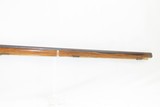 Antique BACK ACTION Full Stock AMERICAN Percussion .40 Caliber Long RifleWith 1891 INDIAN HEAD PENNY in Stock - 5 of 17