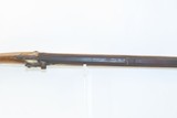 Antique BACK ACTION Full Stock AMERICAN Percussion .40 Caliber Long RifleWith 1891 INDIAN HEAD PENNY in Stock - 10 of 17
