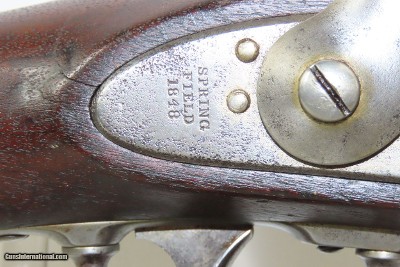 Antique U.S. SPRINGFIELD ARMORY Model 1847 Percussion ARTILLERY MUSKETOON MEXICAN AMERICAN WAR / CIVIL WAR Musket! - Image 6 of 19