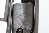 CIVIL WAR Antique ALLEN & WHEELOCK Sidehammer POCKET Percussion RevolverSCARCE; 1 of only 750 Made with Great Cylinder Scene! - 14 of 19