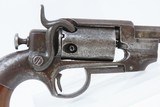 CIVIL WAR Antique ALLEN & WHEELOCK Sidehammer POCKET Percussion RevolverSCARCE; 1 of only 750 Made with Great Cylinder Scene! - 4 of 19