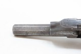 CIVIL WAR Antique ALLEN & WHEELOCK Sidehammer POCKET Percussion RevolverSCARCE; 1 of only 750 Made with Great Cylinder Scene! - 12 of 19