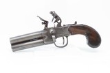 London Antique “Tap Action” DOUBLE BARREL Superposed .44 FLINTLOCK PistolENGLISH Made LATE 1700S to EARLY 1800s! - 2 of 16
