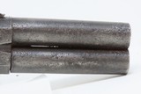 London Antique “Tap Action” DOUBLE BARREL Superposed .44 FLINTLOCK PistolENGLISH Made LATE 1700S to EARLY 1800s! - 16 of 16