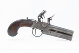 London Antique “Tap Action” DOUBLE BARREL Superposed .44 FLINTLOCK PistolENGLISH Made LATE 1700S to EARLY 1800s! - 13 of 16
