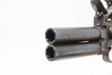 London Antique “Tap Action” DOUBLE BARREL Superposed .44 FLINTLOCK PistolENGLISH Made LATE 1700S to EARLY 1800s! - 9 of 16