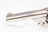 Antique SMITH & WESSON .32 “Wild West” SINGLE ACTION REVOLVER Spur Trigger1-1/2 Frame Centerfire Revolver with MAROON S&W BOX - 8 of 21