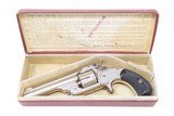 Antique SMITH & WESSON .32 “Wild West” SINGLE ACTION REVOLVER Spur Trigger1-1/2 Frame Centerfire Revolver with MAROON S&W BOX - 2 of 21