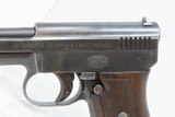 Pre-WWI GERMAN Mauser Model 1910 .25 ACP Semi-Automatic C&R POCKET PistolGerman Side Arm Chambered in 6.35mm Browning Auto - 4 of 21