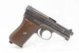 Pre-WWI GERMAN Mauser Model 1910 .25 ACP Semi-Automatic C&R POCKET PistolGerman Side Arm Chambered in 6.35mm Browning Auto - 18 of 21