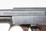 Pre-WWI GERMAN Mauser Model 1910 .25 ACP Semi-Automatic C&R POCKET PistolGerman Side Arm Chambered in 6.35mm Browning Auto - 6 of 21