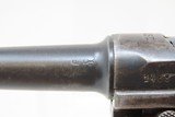 1917 mfr. WORLD WAR I Era GERMAN LUGER DWM P.08 9x19mm C&R Pistol WWI German Military Sidearm w/ 1915 Dated HOLSTER - 9 of 24