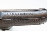 1917 mfr. WORLD WAR I Era GERMAN LUGER DWM P.08 9x19mm C&R Pistol WWI German Military Sidearm w/ 1915 Dated HOLSTER - 16 of 24