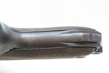1917 mfr. WORLD WAR I Era GERMAN LUGER DWM P.08 9x19mm C&R Pistol WWI German Military Sidearm w/ 1915 Dated HOLSTER - 10 of 24
