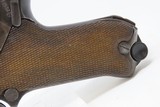 1917 mfr. WORLD WAR I Era GERMAN LUGER DWM P.08 9x19mm C&R Pistol WWI German Military Sidearm w/ 1915 Dated HOLSTER - 5 of 24