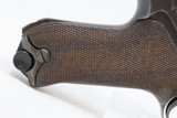 1917 mfr. WORLD WAR I Era GERMAN LUGER DWM P.08 9x19mm C&R Pistol WWI German Military Sidearm w/ 1915 Dated HOLSTER - 22 of 24