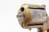 ENGRAVED Antique JAMES REID “My Friend” KNUCKLE DUSTER .22 Caliber REVOLVER 1870s Catskill, New York BRASS KNUCKLE PISTOL Combination - 8 of 13