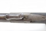 CASED Antique BRITISH SUPERPOSED .36 Cal. Swivel Barrel PERCUSSION PistolENGRAVED Mid-1800s ENGLISH DERINGER Pocket Pistol - 12 of 19