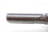 CASED Antique BRITISH SUPERPOSED .36 Cal. Swivel Barrel PERCUSSION PistolENGRAVED Mid-1800s ENGLISH DERINGER Pocket Pistol - 16 of 19