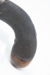 CASED Antique BRITISH SUPERPOSED .36 Cal. Swivel Barrel PERCUSSION PistolENGRAVED Mid-1800s ENGLISH DERINGER Pocket Pistol - 5 of 19