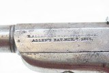 RARE Antique ETHAN ALLEN & Co. .32 Caliber RF Single Shot DERINGER PistolLess than 1,000 Made, Part Octagonal/Round Barrel - 6 of 17