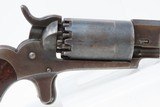 RARE Iron Frame WALCH 10-Shot SUPERPOSED Revolver NEW HAVEN Winchester Circa 1860-62 Antique Pocket Revolver; Made by New Haven Arms - 15 of 16