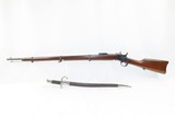 REMINGTON Antique ARGENTINE CONTRACT Model 1879 ROLLING BLOCK Export RifleLate 19th Century Remington Export with BAYONET! - 2 of 20