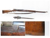 1886 Dated Antique AUSTRIAN STEYR Model 1886 8mm Caliber KROPATSCHEK Rifle
With SLING, BAYONET, and SCABBARD with Frog - 1 of 22