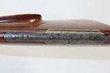 BEAUTIFUL, Engraved German DRILLING 16 GAUGE Shotgun CHRISTOPH FUNK SxS
With Red Deer Stag & Chamois Engravings - 9 of 23