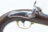 Antique French TULLE ARSENAL Mle 1837 MARINE .60 Caliber Percussion PistolUsed by FRENCH NAVY and MARITIME Troops - 4 of 19