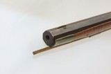 Antique “M.B.” SIGNED Full-Stock .36 Caliber Percussion AMERICAN LONG RIFLE Kentucky Style Long Rifle with T. & C. NEAVE LOCK! - 18 of 19