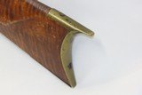 Antique “M.B.” SIGNED Full-Stock .36 Caliber Percussion AMERICAN LONG RIFLE Kentucky Style Long Rifle with T. & C. NEAVE LOCK! - 19 of 19
