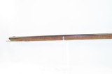 Antique “M.B.” SIGNED Full-Stock .36 Caliber Percussion AMERICAN LONG RIFLE Kentucky Style Long Rifle with T. & C. NEAVE LOCK! - 17 of 19