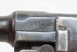 Pre-WORLD WAR I Dated DWM German LUGER P.08 9mm Semi-Automatic PISTOL C&R
With BAVARIAN Unit Markings on FRONT STRAP - 6 of 24
