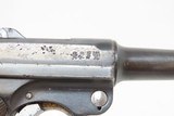 Pre-WORLD WAR I Dated DWM German LUGER P.08 9mm Semi-Automatic PISTOL C&R
With BAVARIAN Unit Markings on FRONT STRAP - 20 of 24