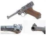 Post-WORLD WAR I/WEIMAR DWM 7.65x21mm Parabellum GERMAN LUGER Pistol 30 C&R German Export to the US during the Roaring Twenties