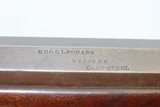 Antique GEORGE O. LEONARD Half-Stock .478 Caliber Percussion LONG RIFLE
Antique NEW HAMPSHIRE Made Long Rifle! - 12 of 18
