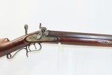 Antique GEORGE O. LEONARD Half-Stock .478 Caliber Percussion LONG RIFLE
Antique NEW HAMPSHIRE Made Long Rifle! - 4 of 18