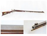Antique GEORGE O. LEONARD Half-Stock .478 Caliber Percussion LONG RIFLE
Antique NEW HAMPSHIRE Made Long Rifle! - 1 of 18