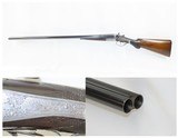 Antique British SHARWOOD & FLETCHER 12 Gauge Double Barrel HAMMER Shotgun
ENGRAVED TOPLEVER English BACKACTION Fowling Piece! - 1 of 19