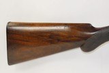 Antique British SHARWOOD & FLETCHER 12 Gauge Double Barrel HAMMER Shotgun
ENGRAVED TOPLEVER English BACKACTION Fowling Piece! - 15 of 19