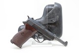 c1943 mfr. WORLD WAR II German SPREEWERKE “cyq” Code P.38 Pistol 9x19mm C&R WW2 Wehrmacht Sidearm! - 2 of 23