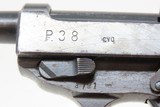 c1943 mfr. WORLD WAR II German SPREEWERKE “cyq” Code P.38 Pistol 9x19mm C&R WW2 Wehrmacht Sidearm! - 10 of 23