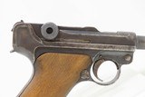 c1920s mfr. DWM Commercial GERMAN LUGER Pistol 7.65x21mm Parabellum .30 C&R
With J.J. Frank of Offenbach Leather Holster - 21 of 23