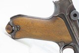 c1920s mfr. DWM Commercial GERMAN LUGER Pistol 7.65x21mm Parabellum .30 C&R
With J.J. Frank of Offenbach Leather Holster - 20 of 23