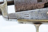 Antique COLT Model 1848 BABY DRAGOON .31 Caliber Percussion POCKET REVOLVER Scarce Revolver Made In 1850 in Hartford, Connecticut - 6 of 21