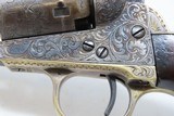 GUSTAVE YOUNG No. 2 Style ENGRAVED Antique COLT Model 1849 POCKET Revolver - 9 of 25